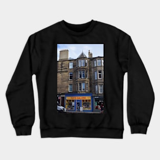 Edinburgh Shops, Scotland Crewneck Sweatshirt